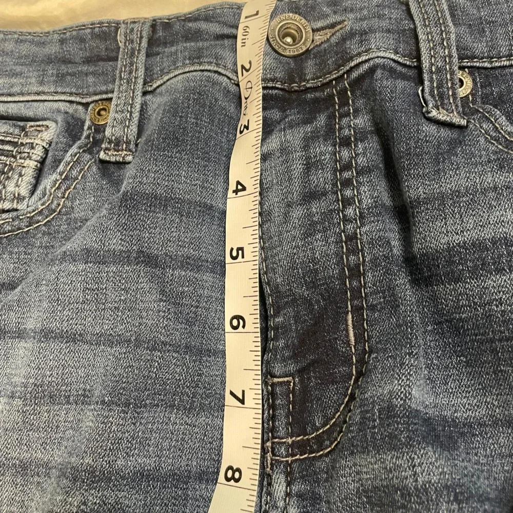 BKE Jake Straight Jeans Mens 32x34 Dark Wash Stretch Denim Blue Casual Americana